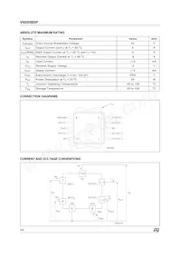 VND05BSPTR-E Datasheet Page 2