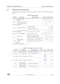 VND5004ASP30-E Datasheet Page 9