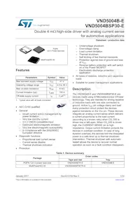VND5004BSP30-E Datasheet Cover