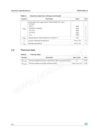 VND5160AJ-E Datasheet Page 8