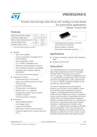 VND5E025ASTR-E Datasheet Cover