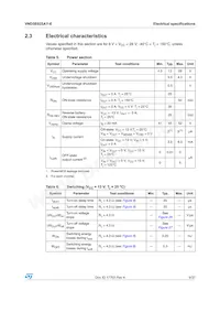 VND5E025AYTR-E Datasheet Page 9