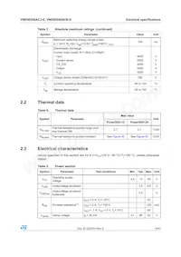 VND5E050ACKTR-E Datasheet Page 9