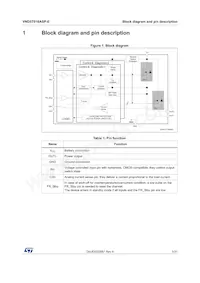 VND5T016ASPTR-E Datasheet Page 5