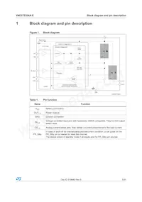 VND5T035AK-E Datasheet Page 5