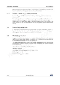 VND5T050AK-E Datasheet Page 22