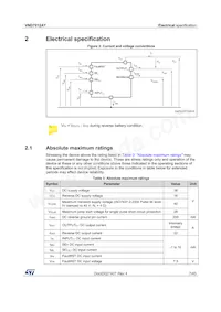 VND7012AYTR Datasheet Page 7