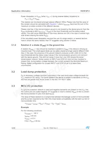 VND810PTR-E Datasheet Page 18