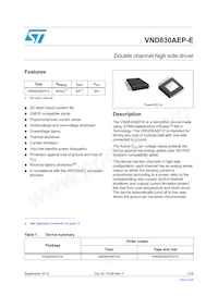 VND830AEPTR-E Datasheet Cover
