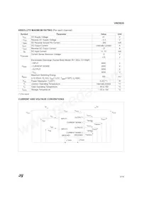 VND92013TR Datasheet Page 3