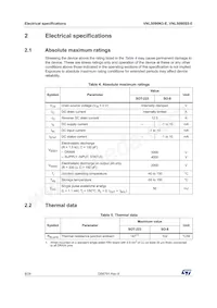 VNL5090N3TR-E Datasheet Page 8