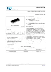 VNQ600P-E Datasheet Cover