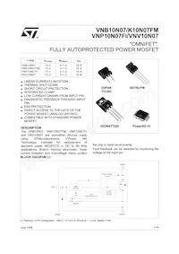VNV10N0713TR Datasheet Cover