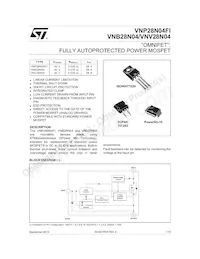 VNV28N04TR-E Datenblatt Cover