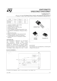 VNV35N0713TR Datasheet Cover