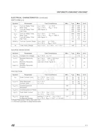 VNV35N0713TR Datasheet Page 3