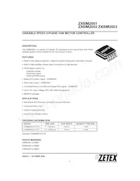 ZXBM2002X10TC Datasheet Cover