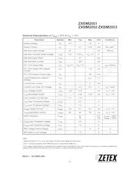 ZXBM2002X10TC Datasheet Page 3