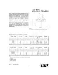 ZXBM2002X10TC數據表 頁面 9