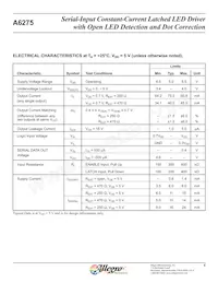 A6275SLWTR-T Datasheet Page 5