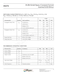 A6276SLWTR-T Datasheet Page 6