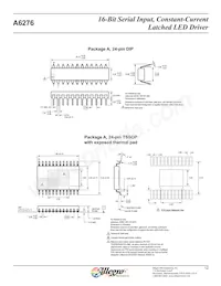 A6276SLWTR-T Datasheet Page 12