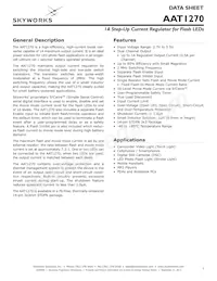 AAT1270IFO-T1 Datasheet Copertura