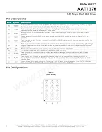 AAT1278IUP-T1 Datasheet Pagina 2