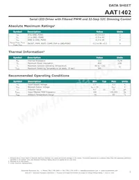 AAT1402IUQ-T1 Datasheet Page 3