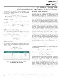 AAT1407IMK-T1數據表 頁面 12