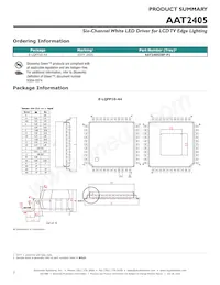 AAT2405ISF-P1 Datasheet Page 2