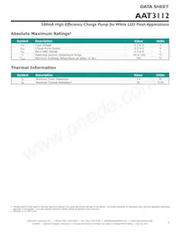AAT3112IVN-5.0-T1 Datasheet Pagina 3