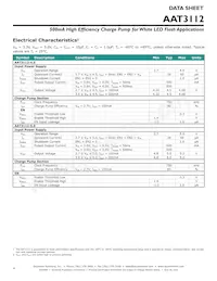 AAT3112IVN-5.0-T1 Datasheet Page 4