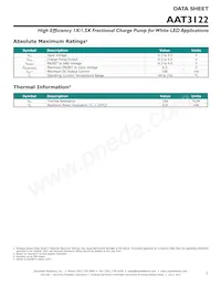 AAT3122ITP-T1 Datasheet Page 3