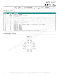 AAT3156ISN-T1 Datasheet Page 2