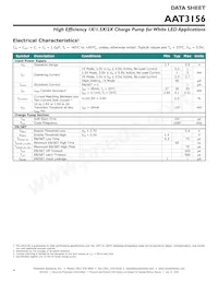 AAT3156ISN-T1 Datasheet Page 4