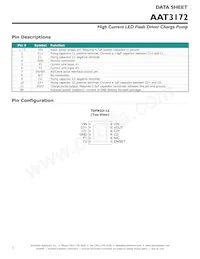 AAT3172IWP-T1 Datasheet Pagina 2