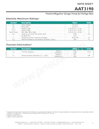 AAT3190IKS-T1 Datasheet Page 3