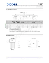 AH287-YG-13 Datasheet Page 2