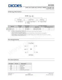 AH288-YG-13 Datasheet Pagina 2