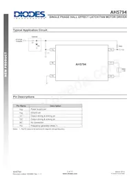AH5794-WU-7 Datasheet Page 2