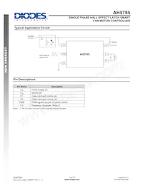 AH5795-WU-7 Datasheet Pagina 2