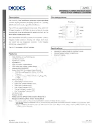 AL1673-20CSP-13 Datasheet Cover
