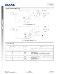AL1673-20CSP-13 Datasheet Pagina 2