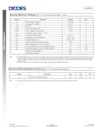 AL1673-20CSP-13 Datasheet Pagina 4