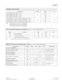 AL5801W6Q-7 Datasheet Page 3