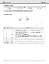 AOZ1084DI Datasheet Page 2