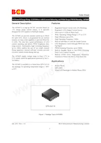 AP3605FNTR-E1 Datasheet Cover