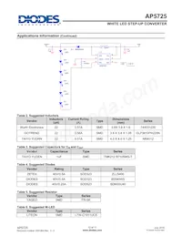 AP5725WUG-7 Datasheet Page 12