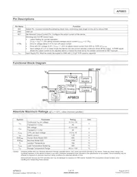 AP8803WTG-7 Datasheet Page 2